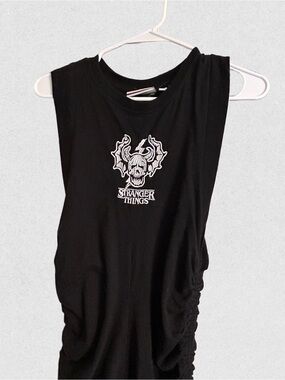 Stranger things Women’s Black Graphic dress